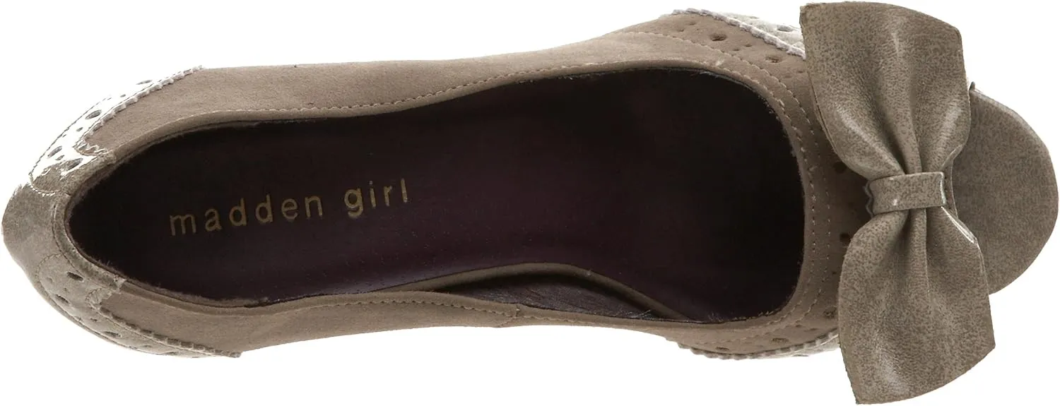 Madden Girl Women's Limmeric Open-Toe Pump