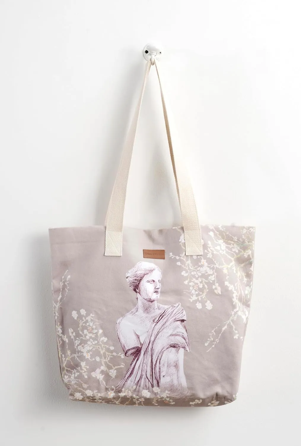 Maison d' Hermine Canvas Tote Bag for Women Cotton Canvas Reusable Shoulder Grocery Bags Bulk with Handle for Shopping Travel