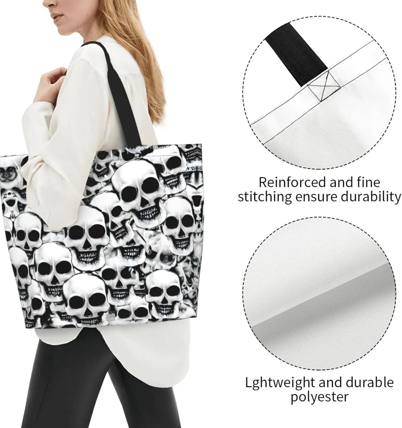 Many Purple Flowers Women Tote Bag,Casual Tote'S Handbag Big Capacity Shoulder Bag Crossbody Bag