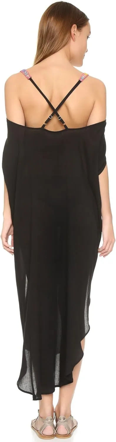 Mara Hoffman Off The Shoulder Cover-up Caftan Dress
