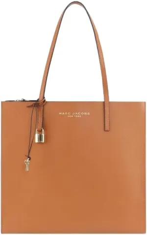 Marc Jacobs M0015684 Smoke Almond With Gold Hardware Grind Large Ladies Tote Bag