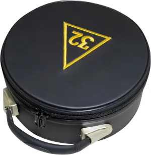 Masonic Scottish Rite 32 Degree Crown Cap Case Black, Freemason Hat Carrying Box