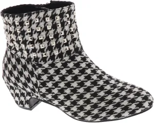 Masseys Women's Presley Studded Low Heel Ankle Boot