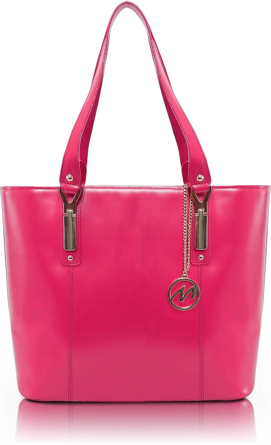 McKlein Leather Ladies' Tote with Tablet Pocket- ALDORA