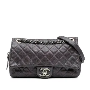 Medium Quilted Caviar Easy Flap