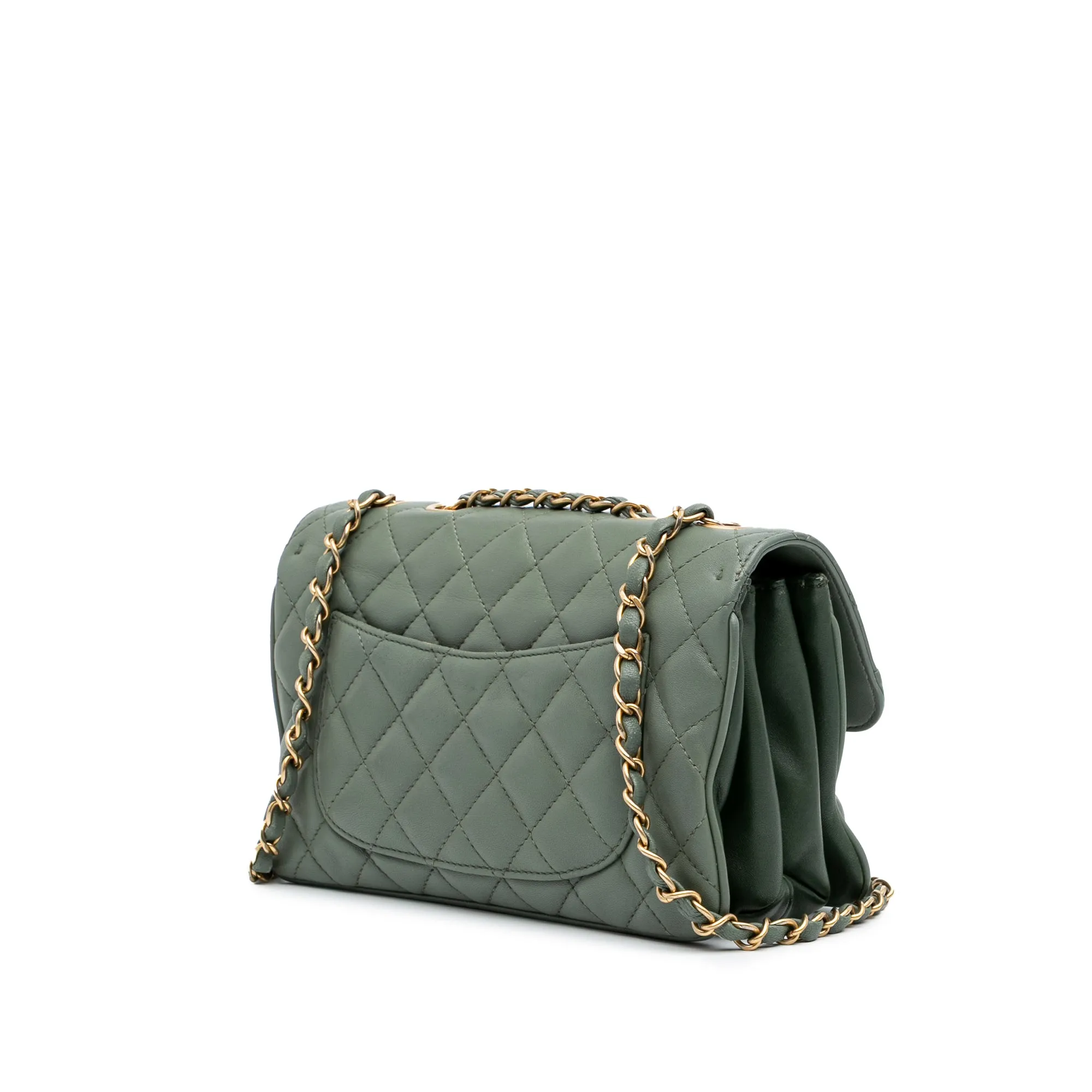 Medium Quilted Lambskin Daily Companion Flap