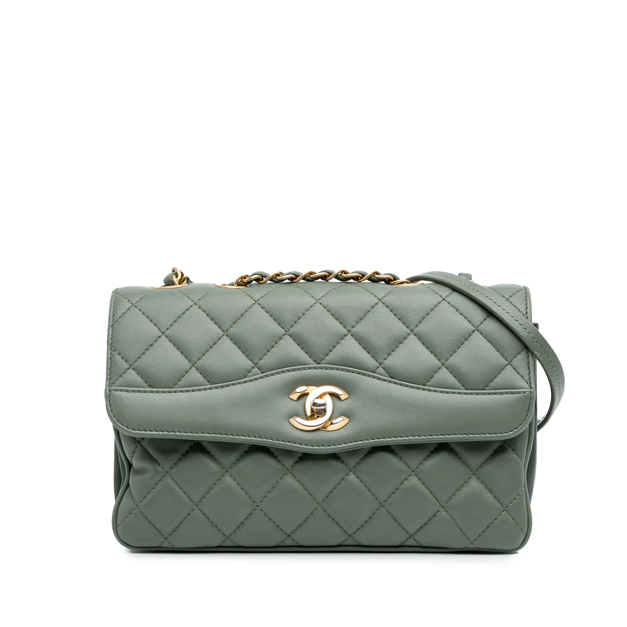 Medium Quilted Lambskin Daily Companion Flap