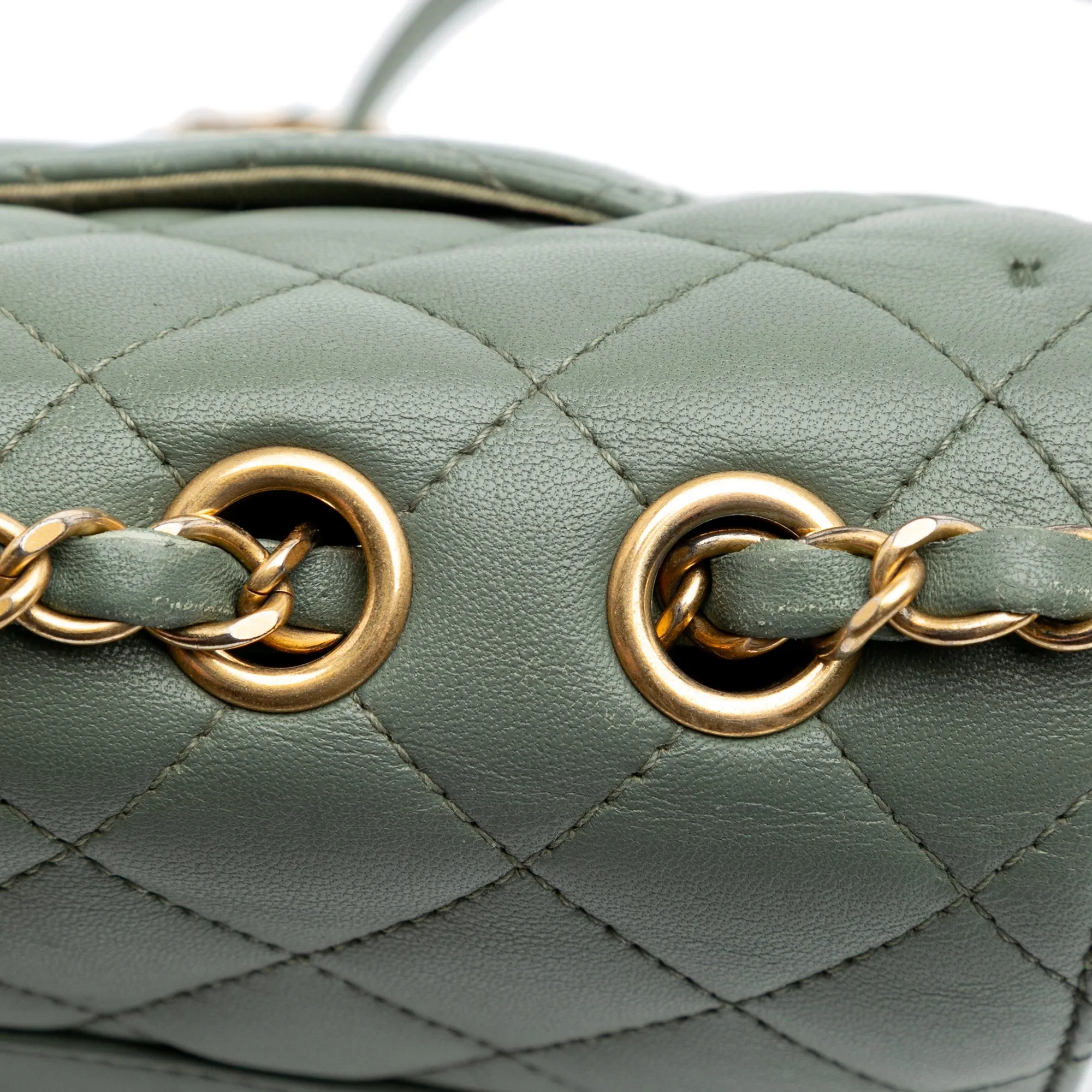 Medium Quilted Lambskin Daily Companion Flap
