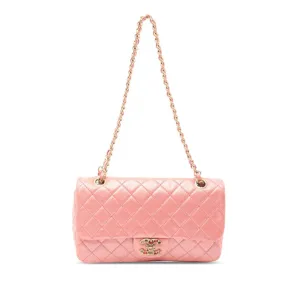 Medium Quilted Lambskin Precious Jewel Single Flap