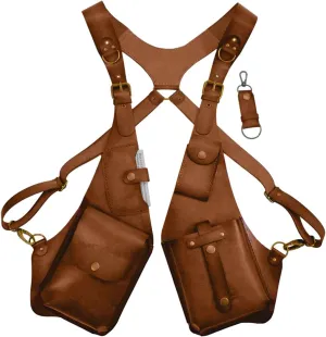 Men Anti Underarm Shoulder Bag Adjustable PU Leather Strap Wallet Bag Outdoor Phone Bag