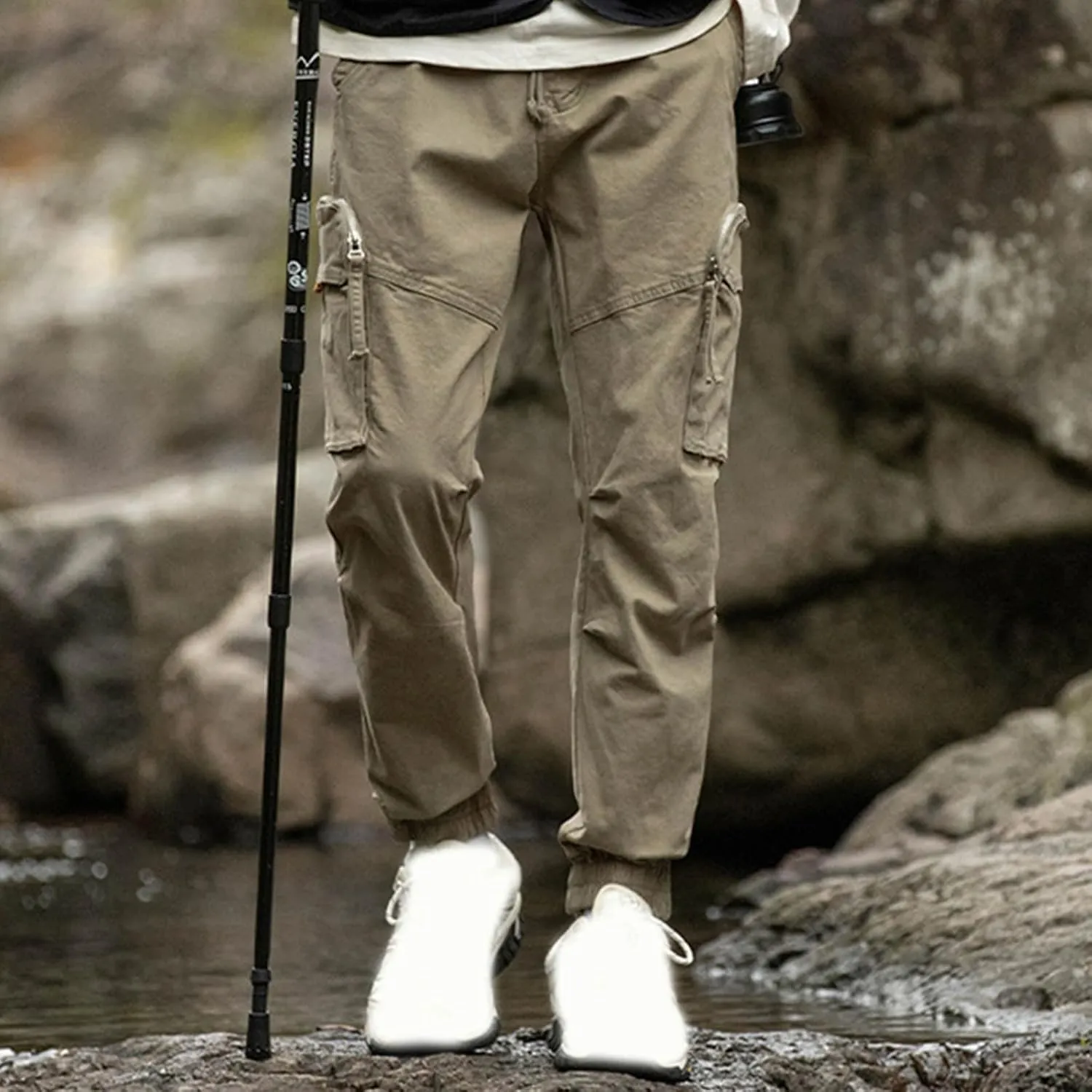 Men's Cargo Pants Slim Fit Rugged Flex Relaxed Fit Canvas Cargo Work Pant Multi-Pocket Cargo Pants Trousers 2025