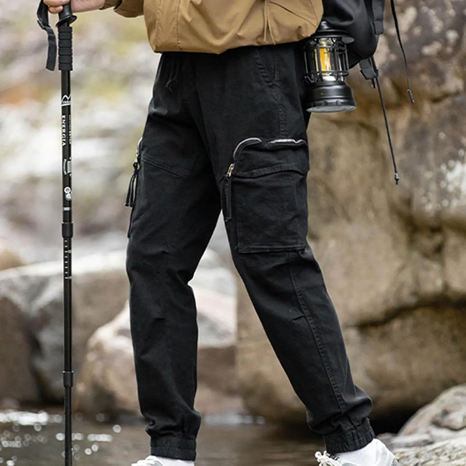 Men's Cargo Pants Slim Fit Rugged Flex Relaxed Fit Canvas Cargo Work Pant Multi-Pocket Cargo Pants Trousers 2025