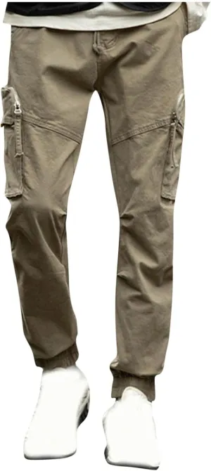 Men's Cargo Pants Slim Fit Rugged Flex Relaxed Fit Canvas Cargo Work Pant Multi-Pocket Cargo Pants Trousers 2025