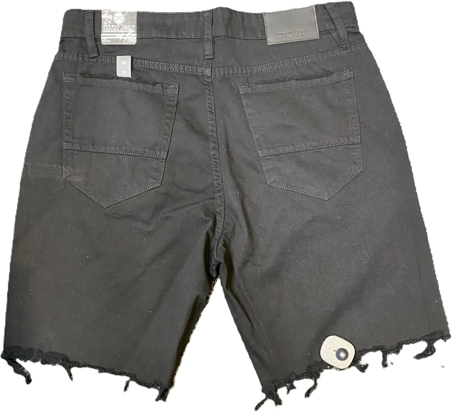 Mens Denim Black Shorts (J3214SA)
