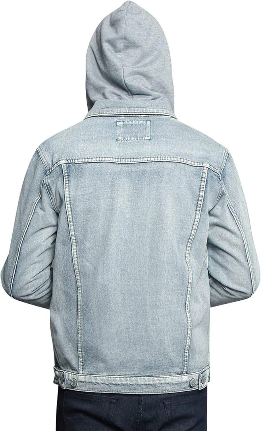 Men's Distressed Denim Jacket