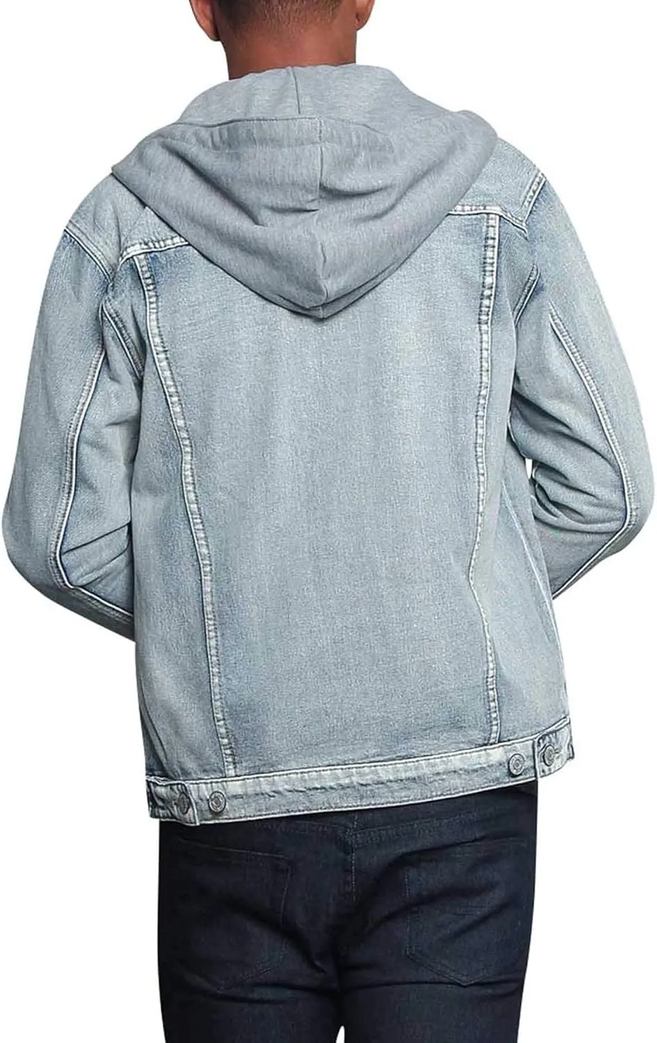 Men's Distressed Denim Jacket