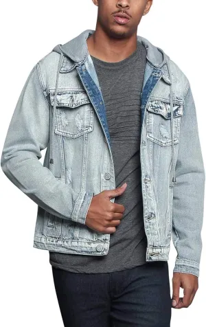 Men's Distressed Denim Jacket