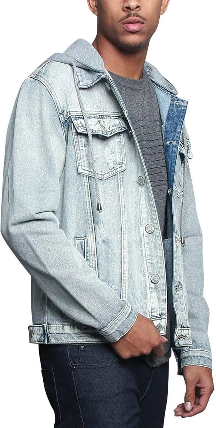 Men's Distressed Denim Jacket