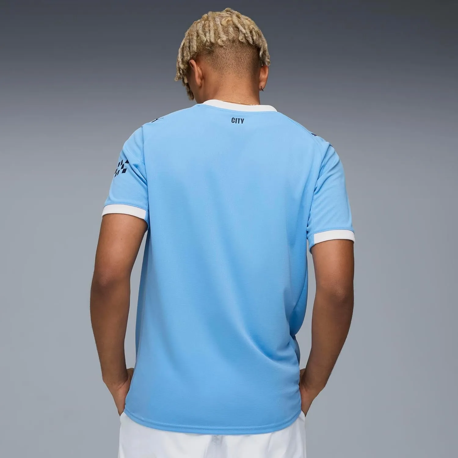 Men’s Manchester City FC 2025/26 Replica Home Soccer Jersey - Team Light Blue