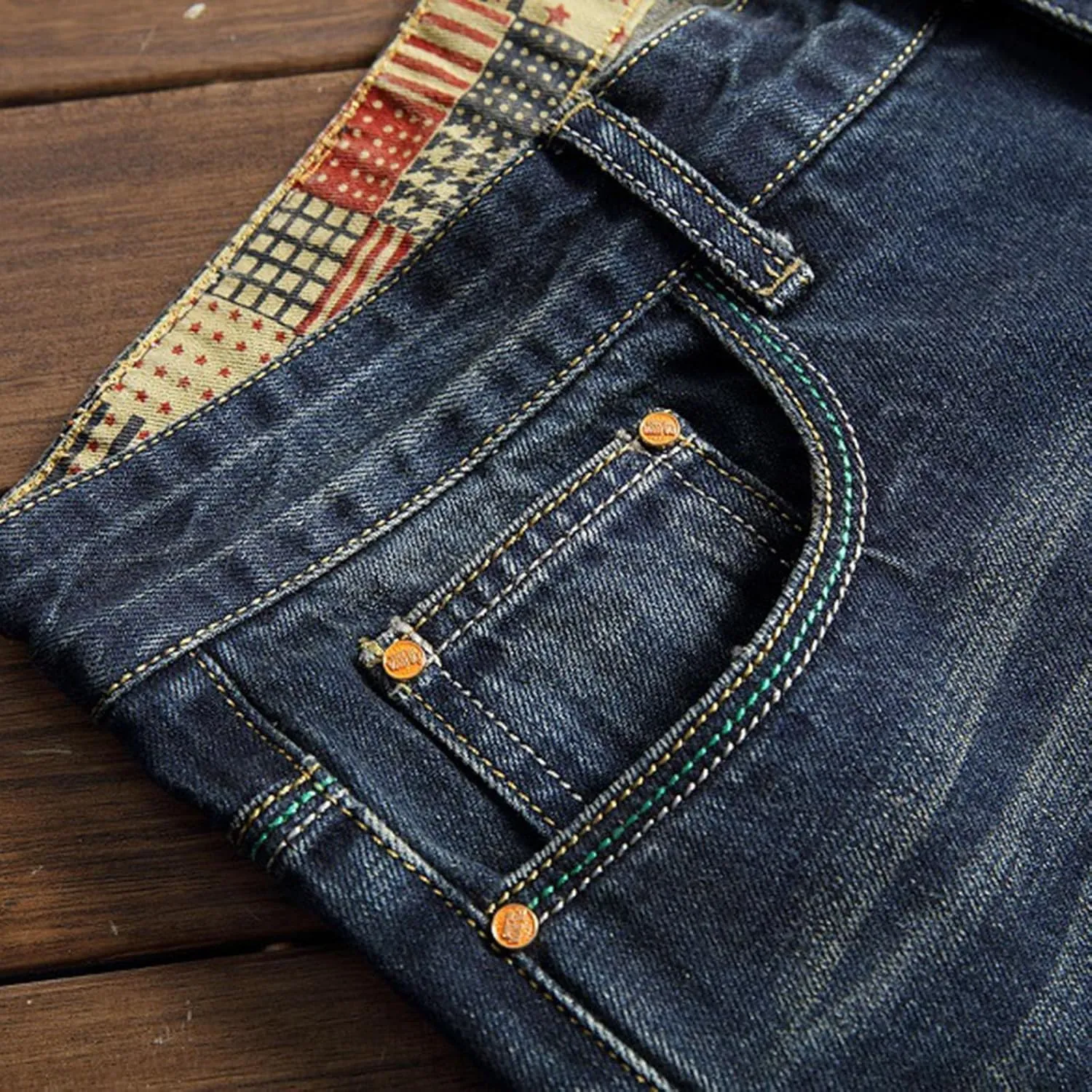 Men's Ripped Jeans Slim Fit Distressed Fashion Denim Jeans for Men