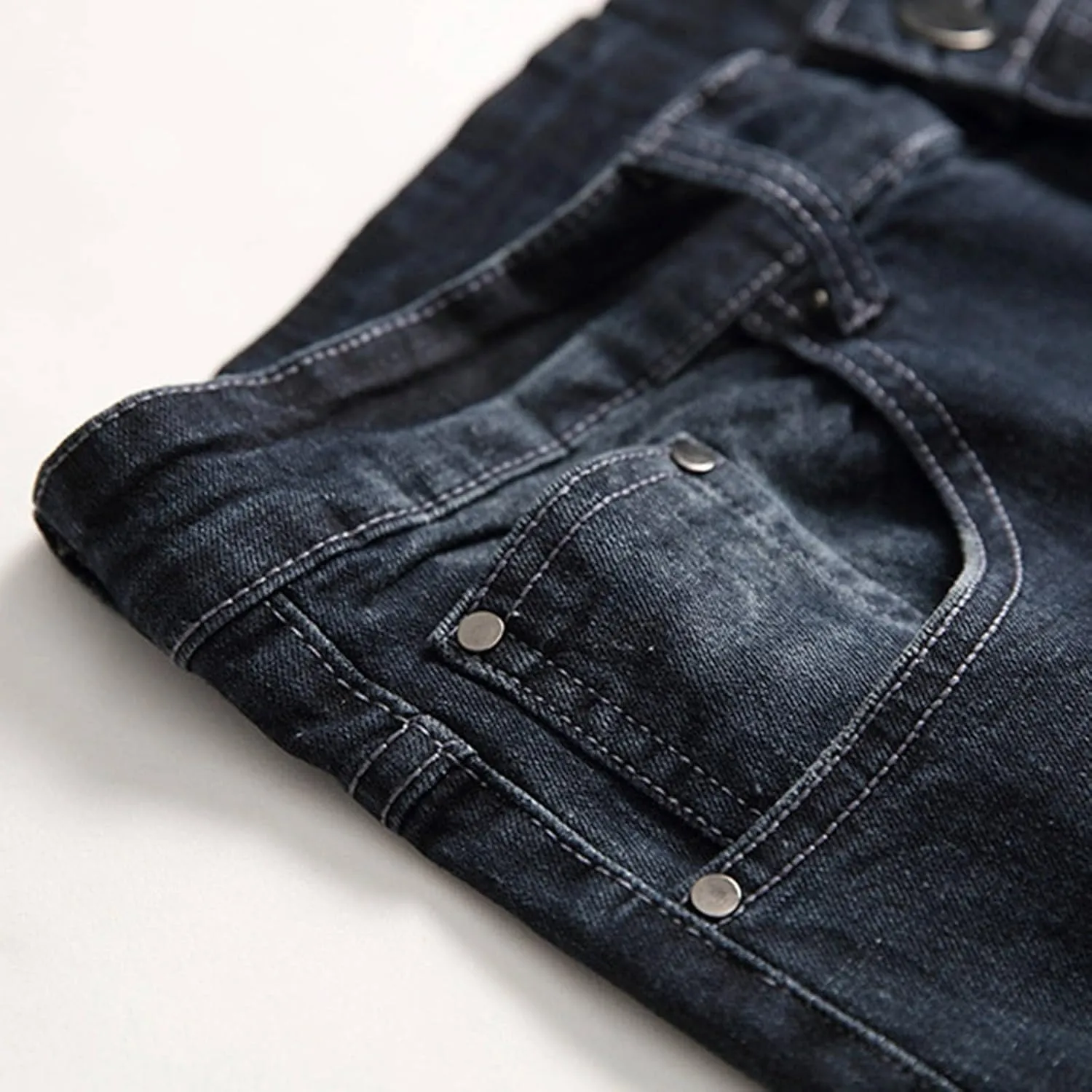 Mens Slim Fit Boot Cut Jeans Jeans Frayed Pants Distressed Rip Trousers Men Jeans Wide Jeans Men Mens