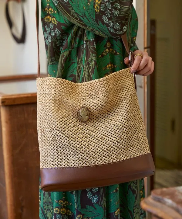 Mesh Shoulder Bag and Pouch Set