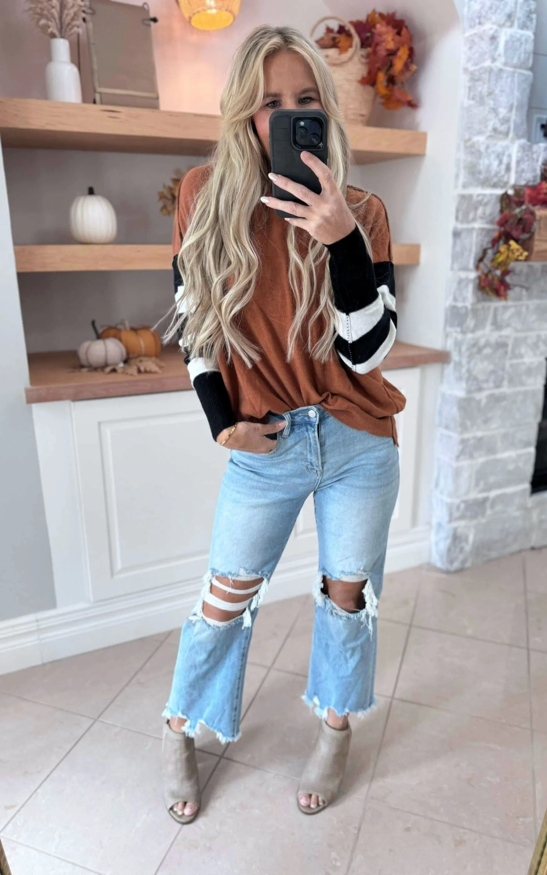 MICA | 90's Vintage Crop Flare Denim Jeans