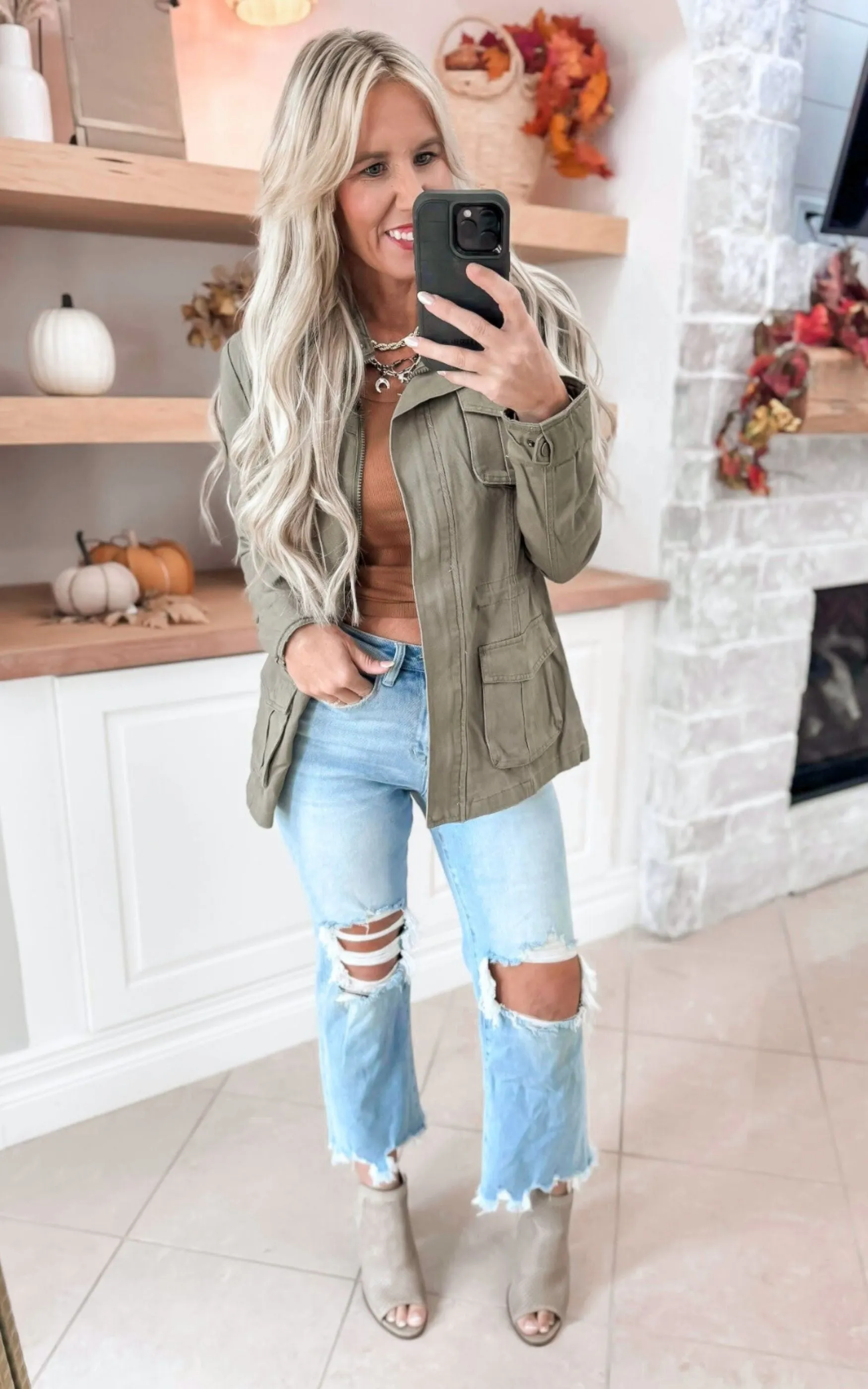 MICA | 90's Vintage Crop Flare Denim Jeans