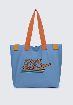 Milliot Club Flying Club Tote Bag (Steel Blue)