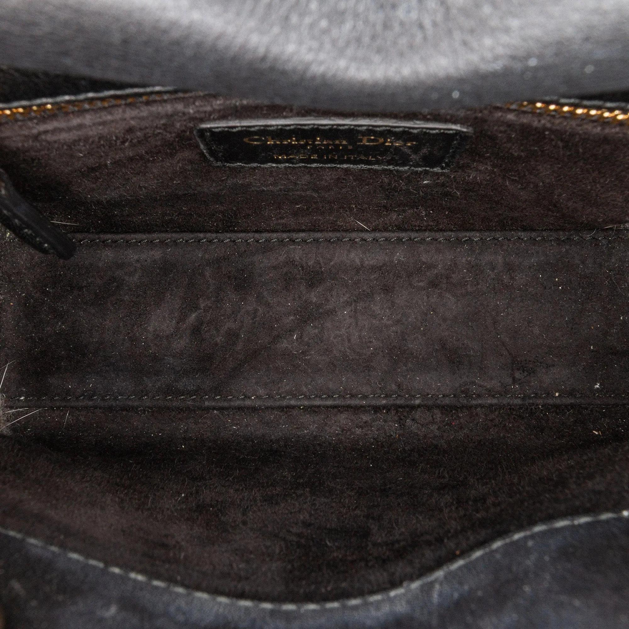 Mini Calfskin Embellished Lady Dior
