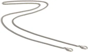 Mini Nice Purse Chain Strap Replacement Handbag Crossbody Shoulder Purse Strap Accessories Charms (Silver,48 Inch)
