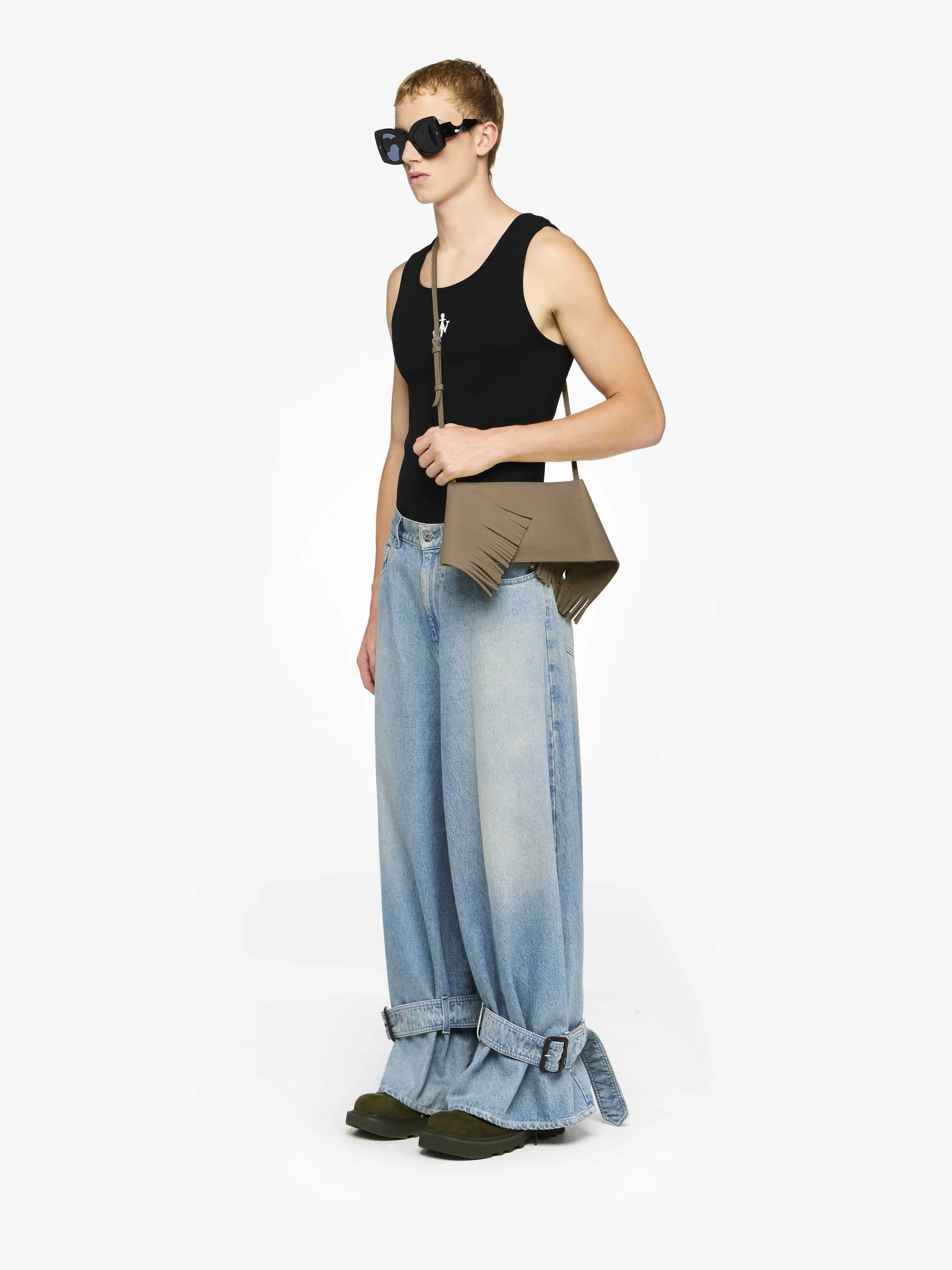 MINI SCARF BAG - SUEDE SHOULDER BAG