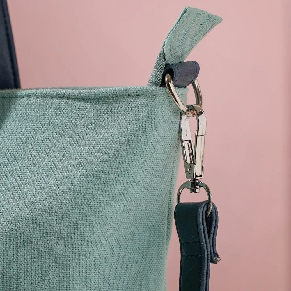 Mint Canvas Tote Bag