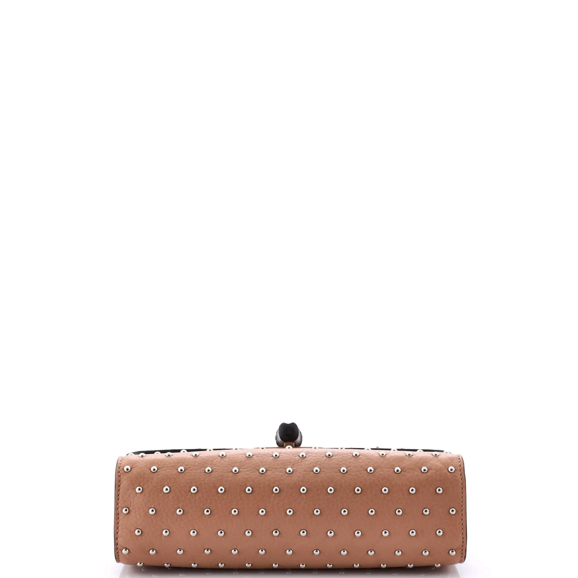 Miss Bamboo Shoulder Bag Studded Leather Medium