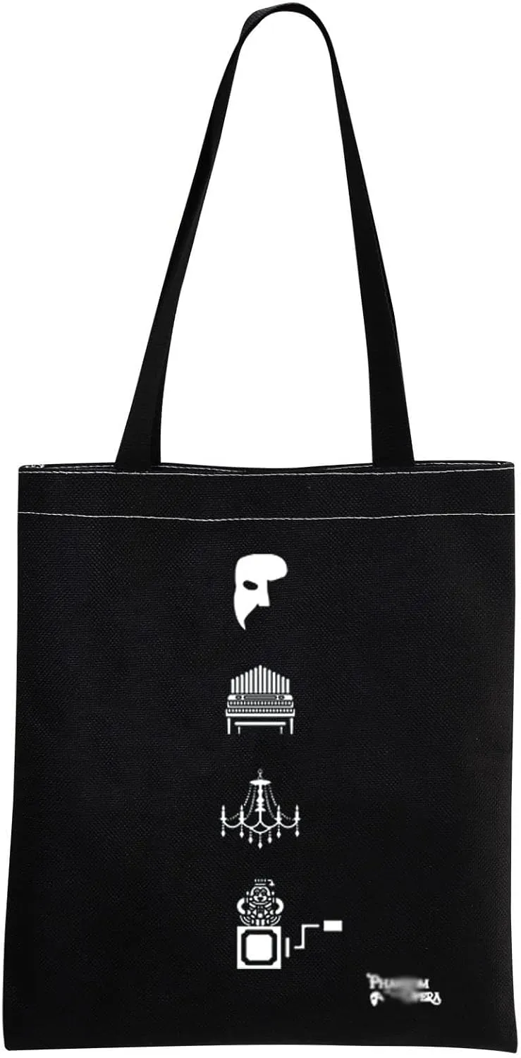 MNIGIU Musical Tote Bag Musical Inspired Gift Musical Theater Fans Gift