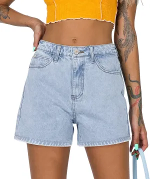 MODARANI Women's Cut Off Denim Jean Shorts Ripped Distressed