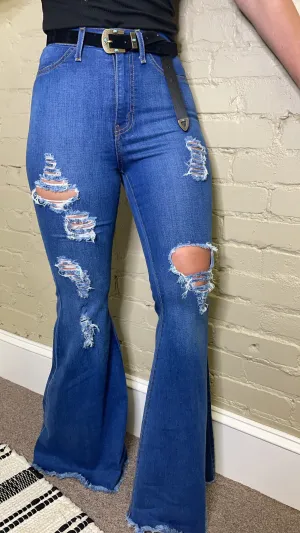 Molly Ann Denim Flares