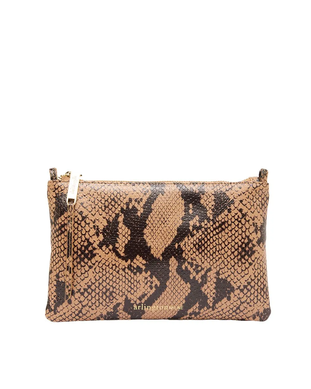 Molly Crossbody - Caramel Python