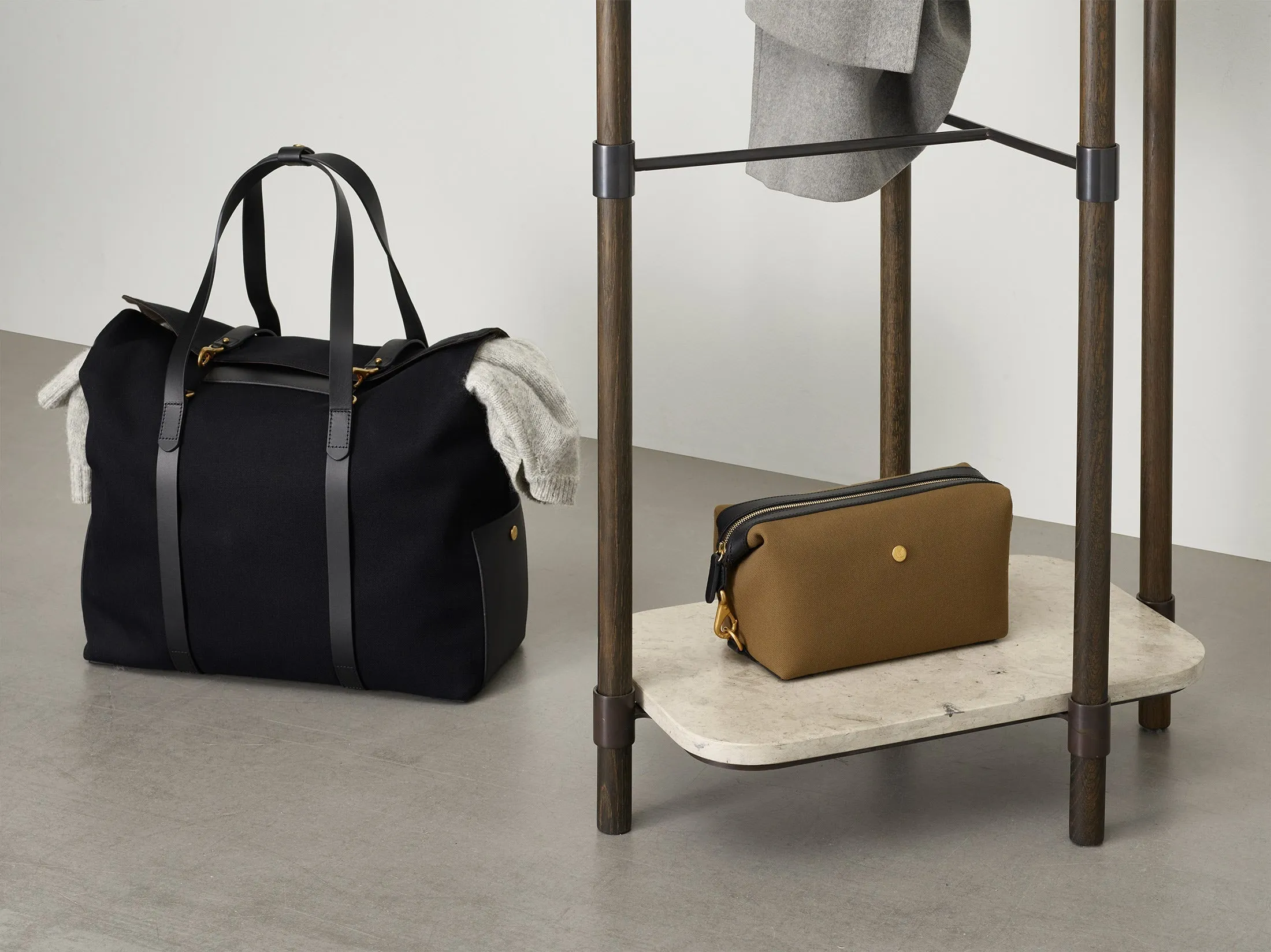 M/S Mega Tote - Pioneer Blue/Cuoio