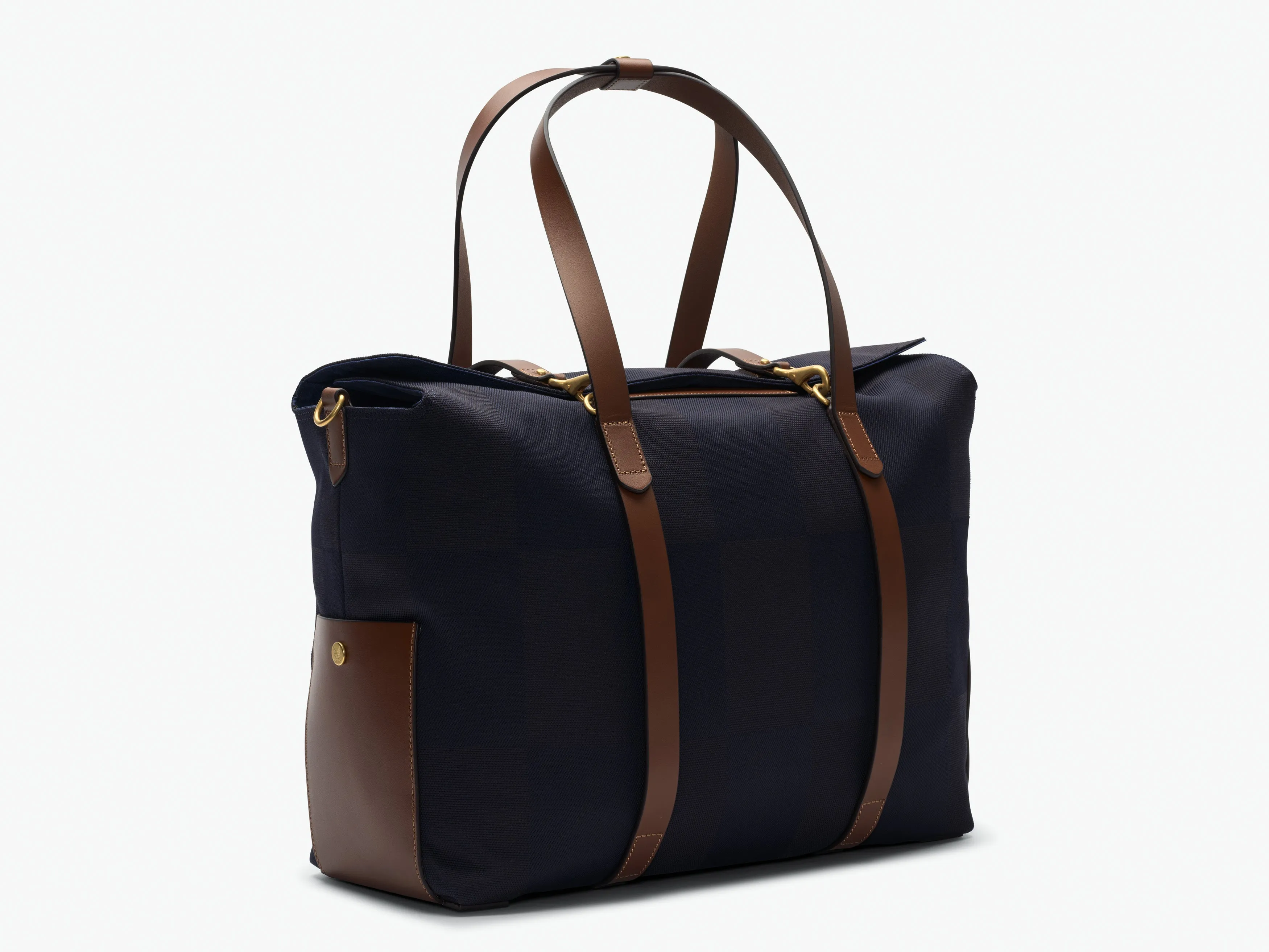 M/S Mega Tote - Pioneer Blue/Cuoio