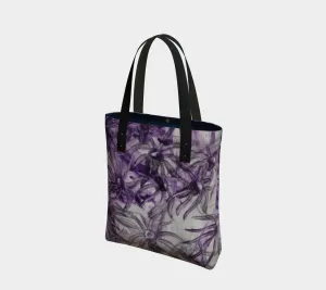 Multi-functional Aster Bag Purple Tote Flower Season clearance