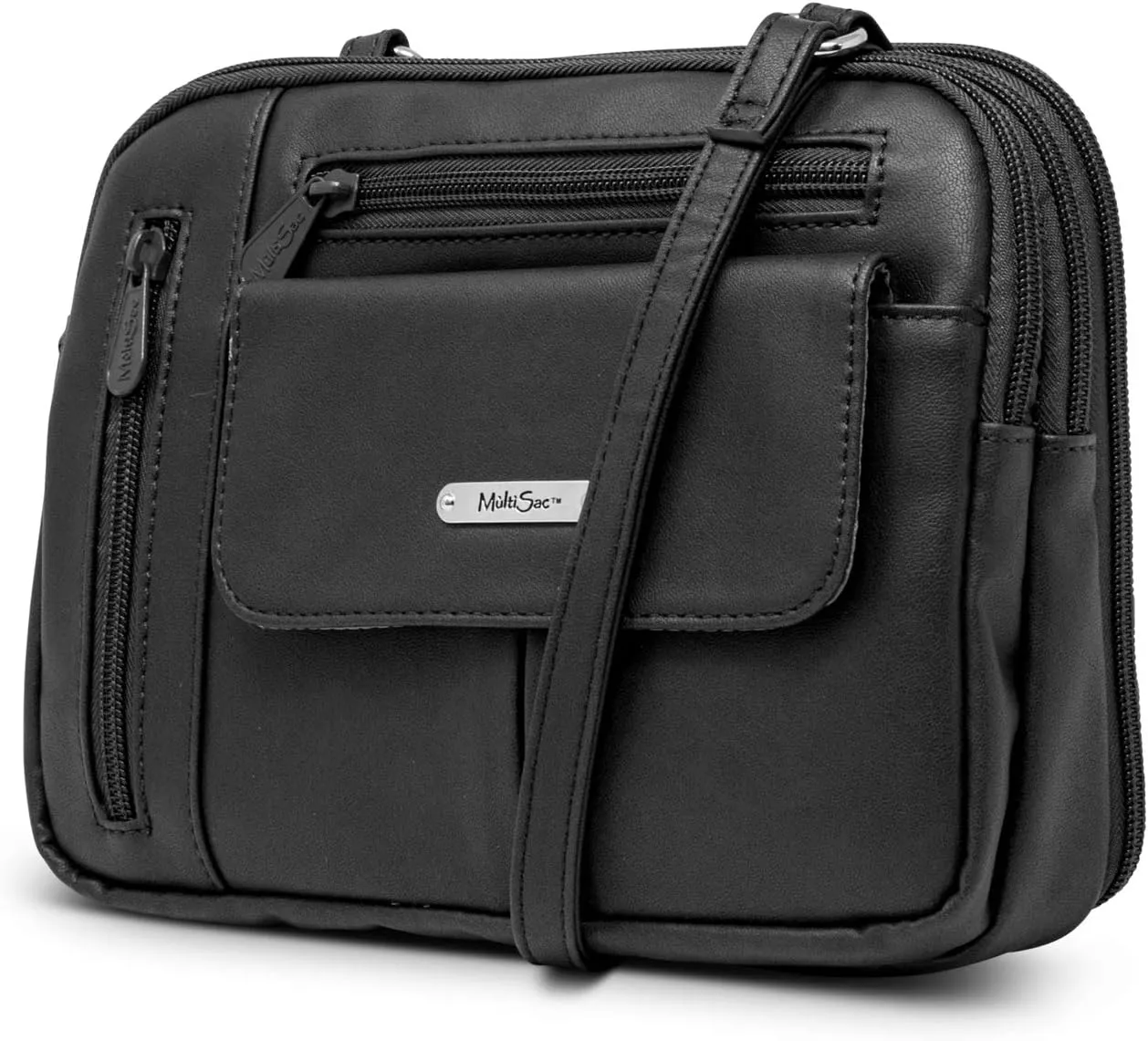 MultiSac Zippy Triple Compartment Crossbody Bag