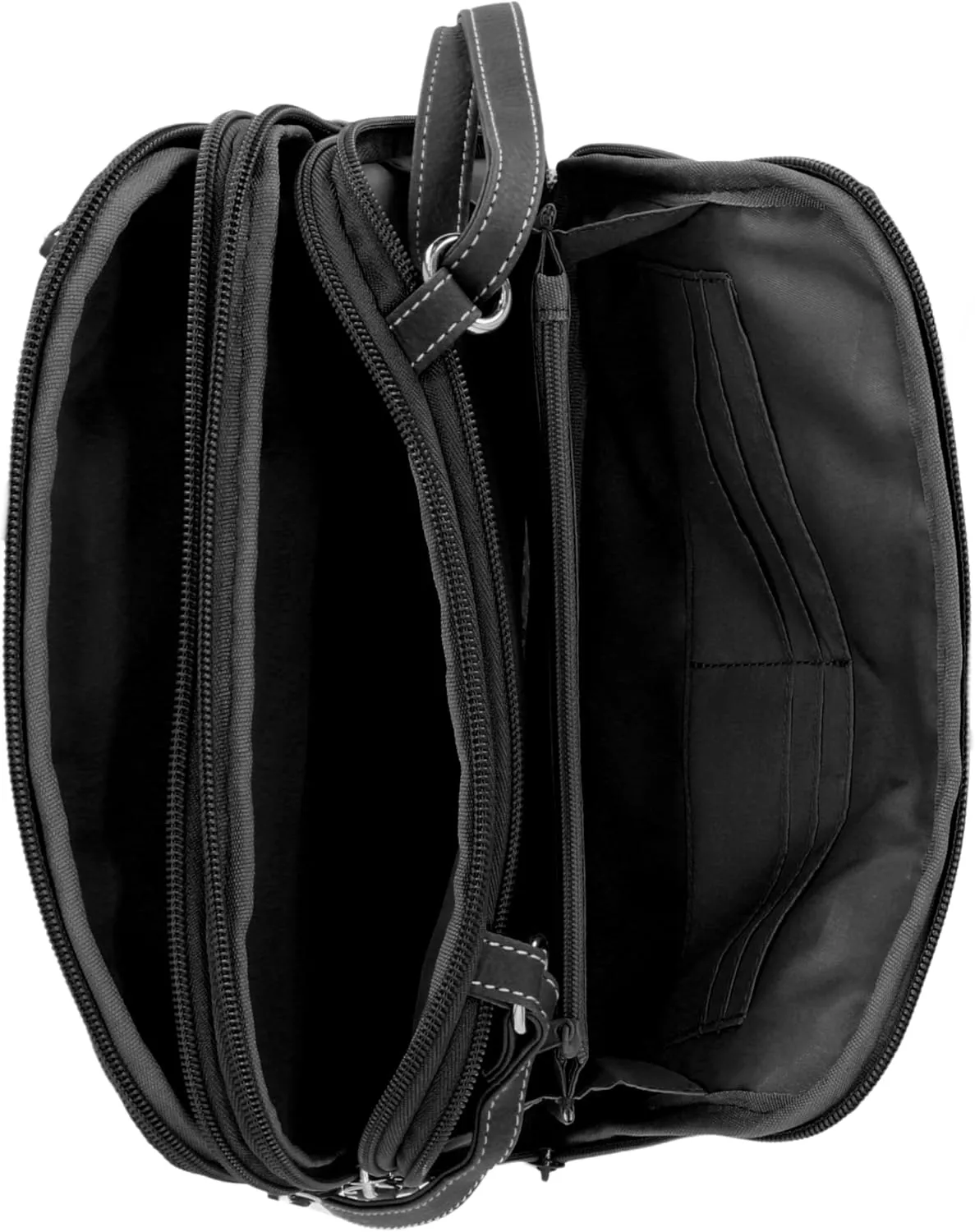 MultiSac Zippy Triple Compartment Crossbody Bag