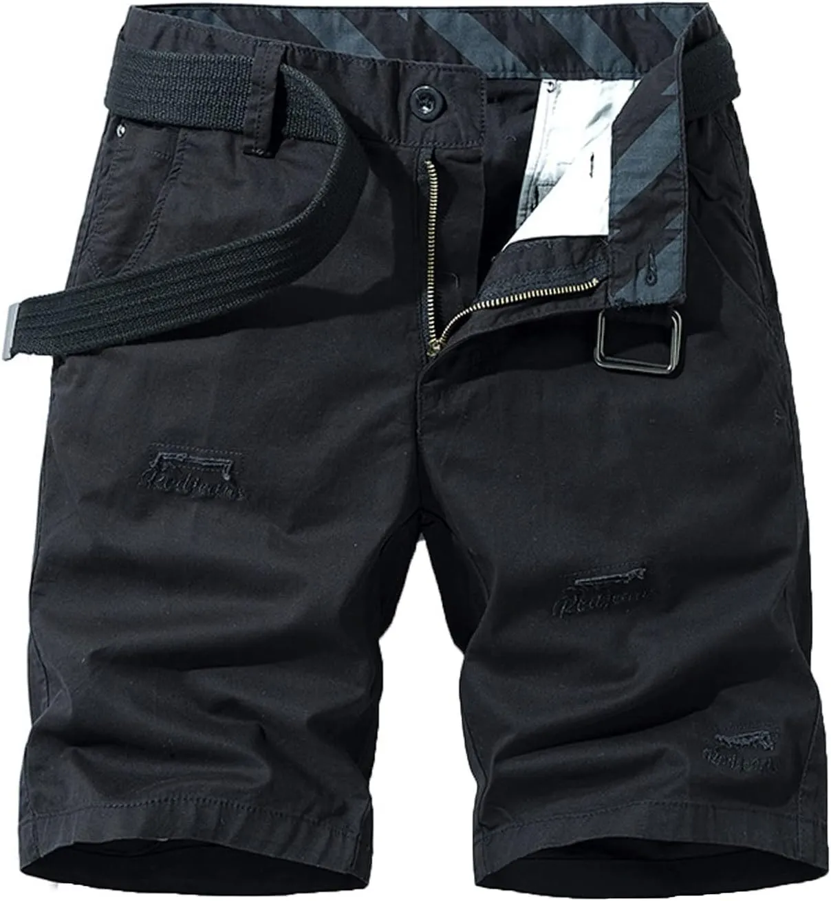 Muscularfit Mens Shorts 9 Inch Inseam Causal Cargo Shorts Lightweight Multi Pockets Tooling Shorts Outdoor Sport Beach Shorts