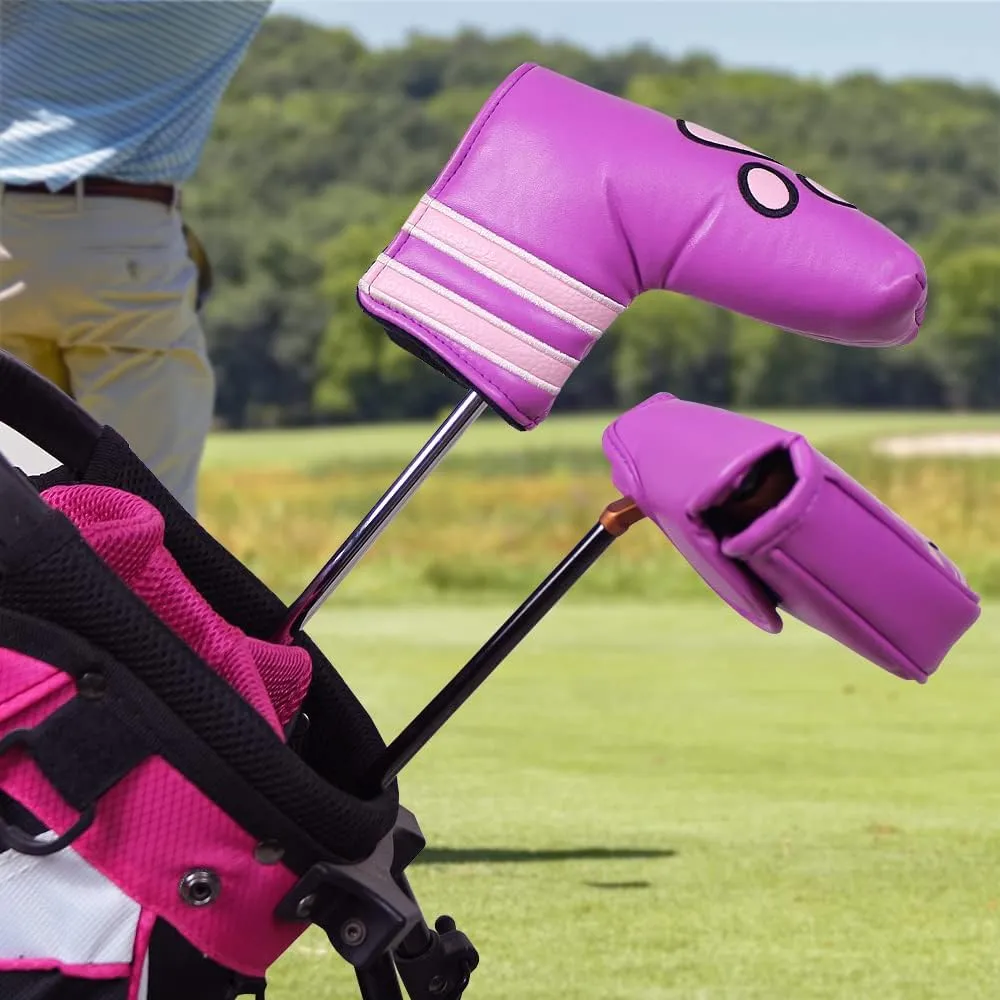Myartte Golf Head Covers Mallet Putter Cover Headcover Magnetic Closure Embroidered Animals Fits Most Brands Scotty Cameron Odyssey Taylormade Ping ect.