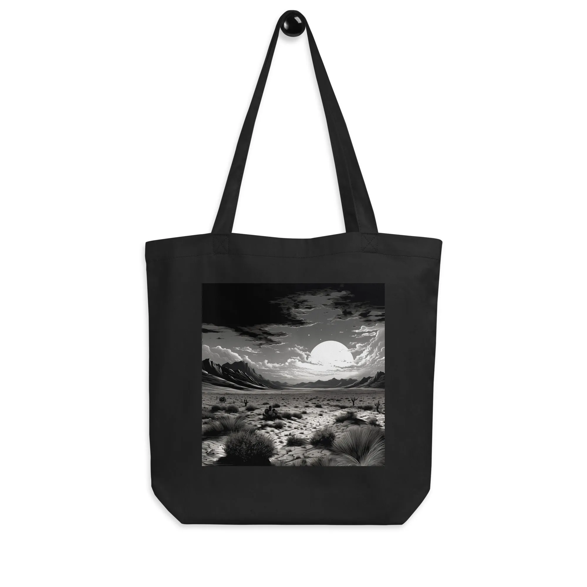 Natural Fiber Tote Bag Desert Mirage