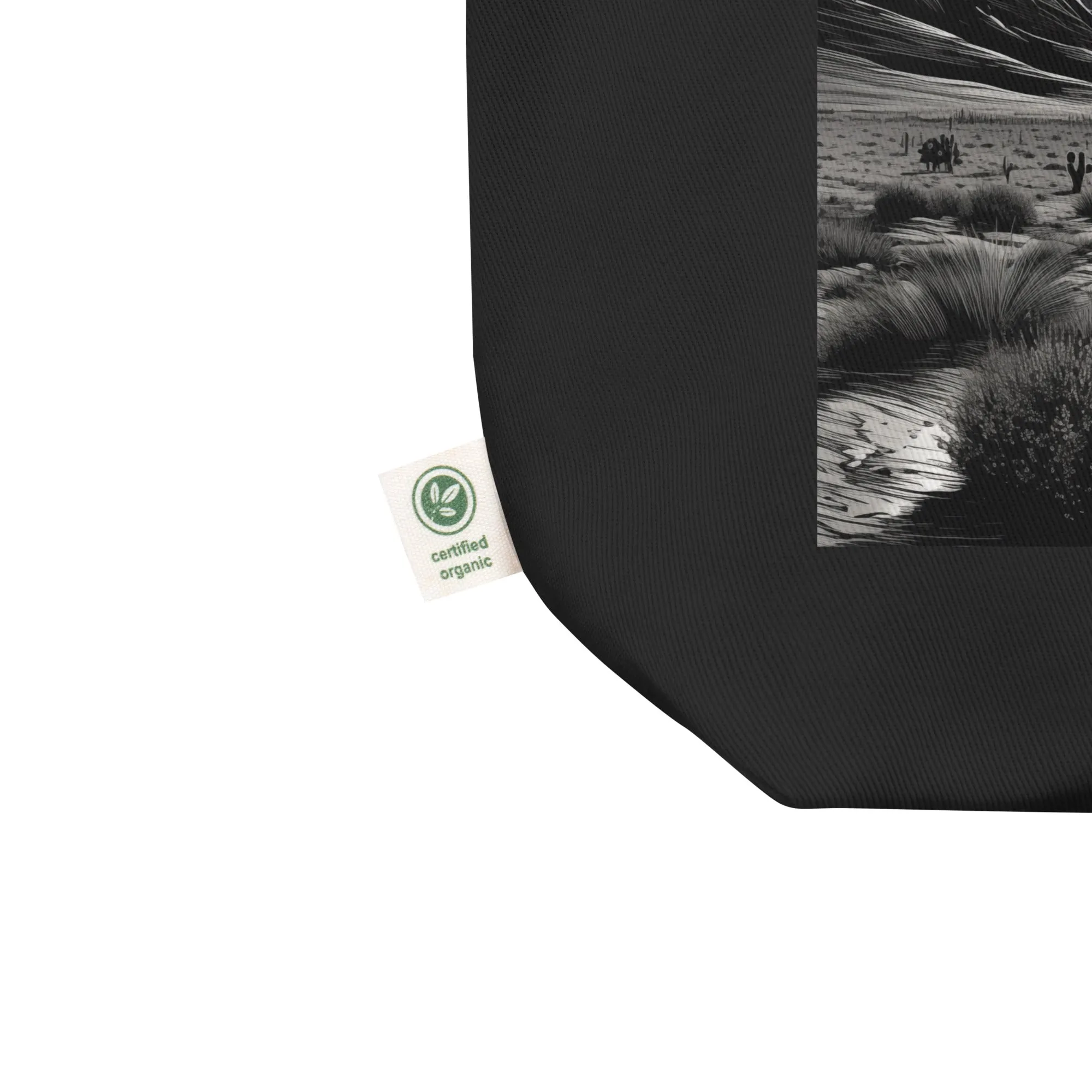 Natural Fiber Tote Bag Desert Mirage