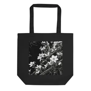 Natural Fiber Tote Bag Jasmine Trellis