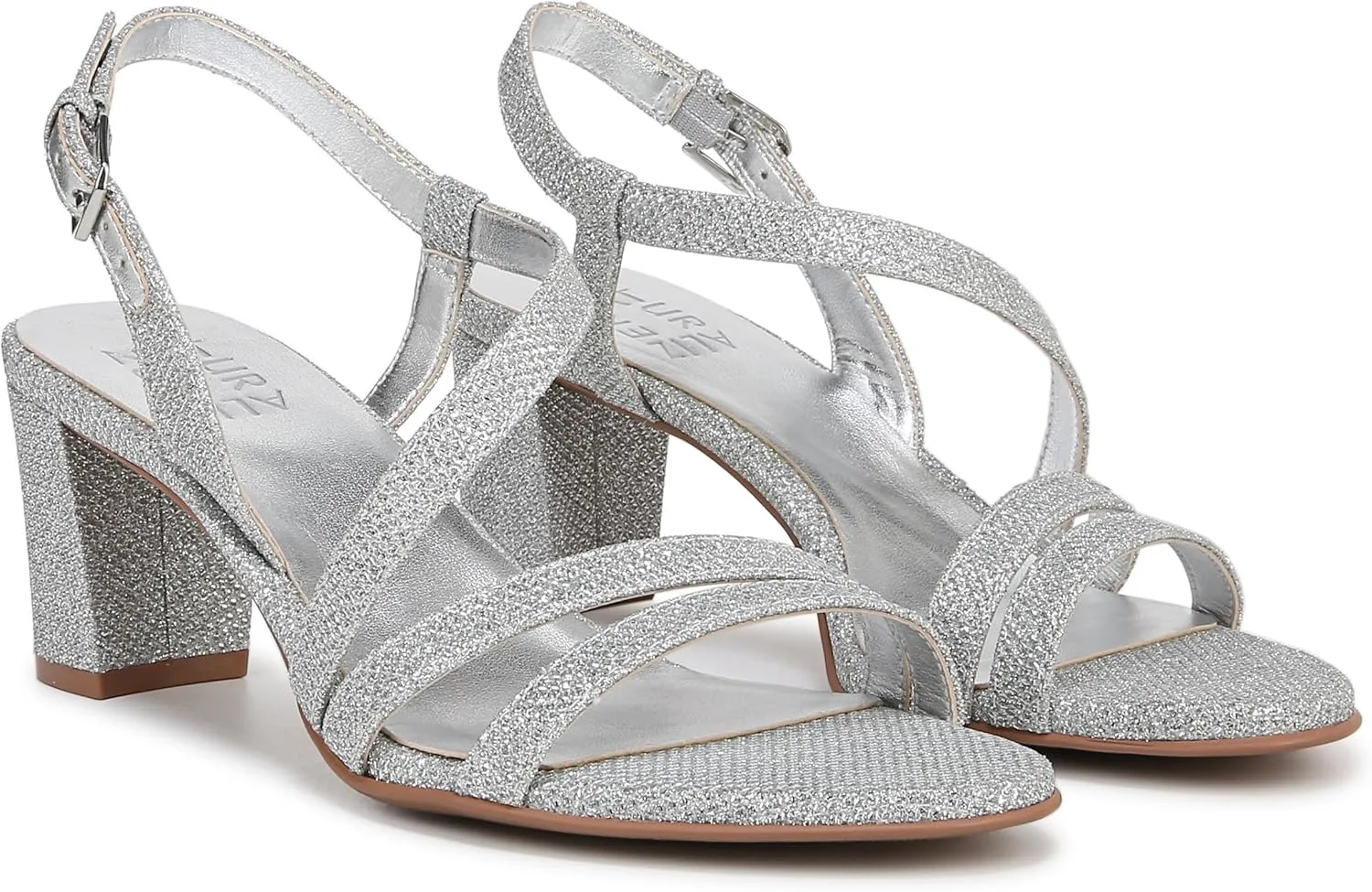 Naturalizer Women's Vanessa2 Rhinestone Embellished Strappy Heeled Sandal