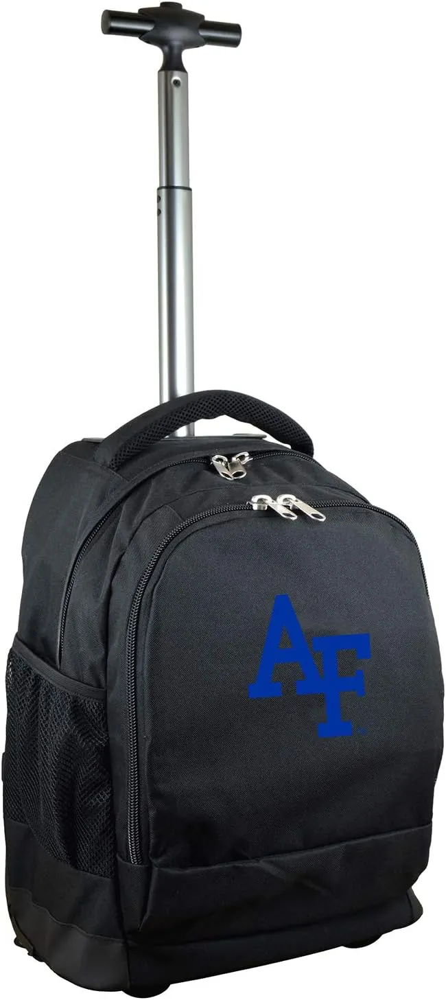 NCAA Wheeled Backpack, 19-inches, Black